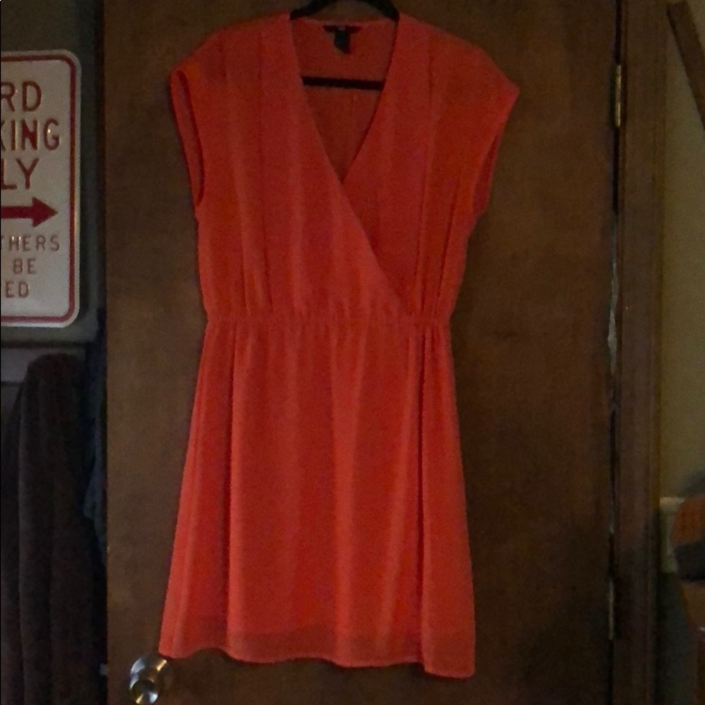 H&M orange dress- size 10